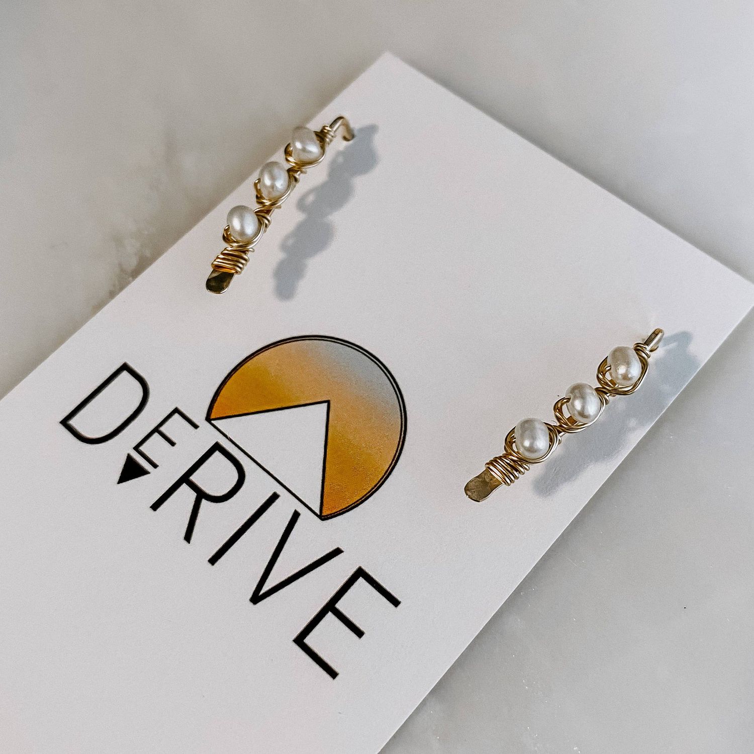 Derive Jewelry Pearl Ear Climbers