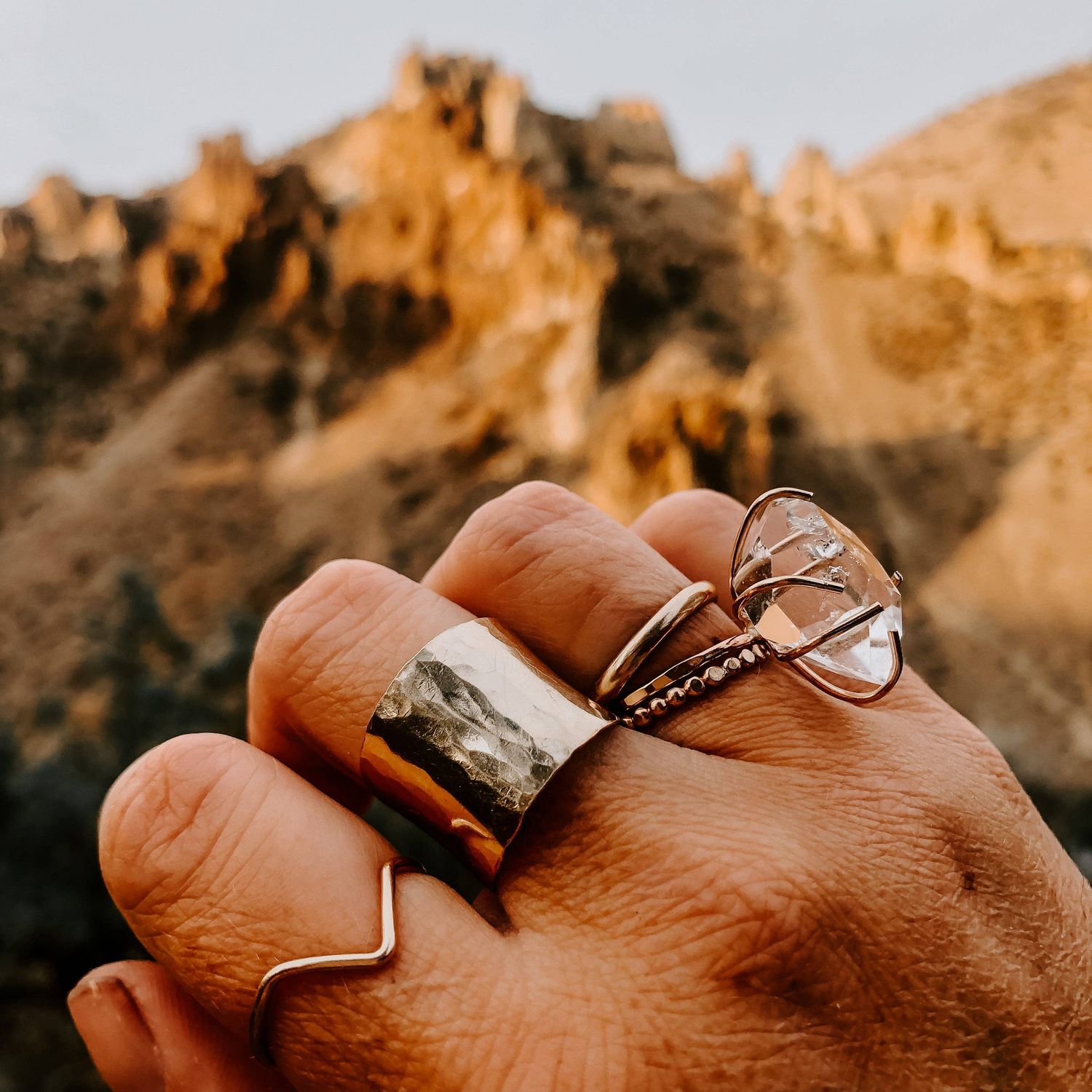 Derive Jewelry Mountain Stacking Ring