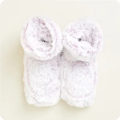 Warmies Marshmallow Lavender Boots