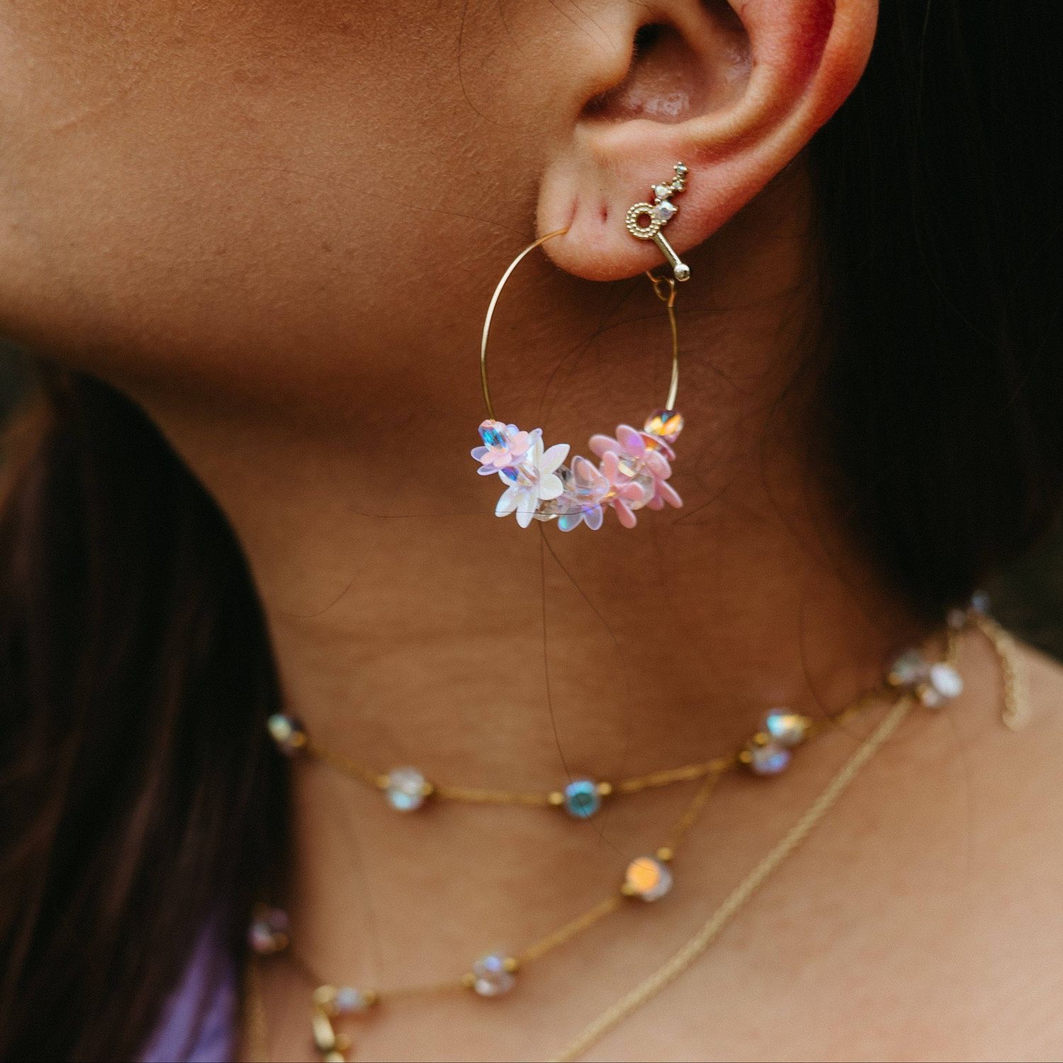 Bittersweet Tiny Little Moments Hoop Earrings