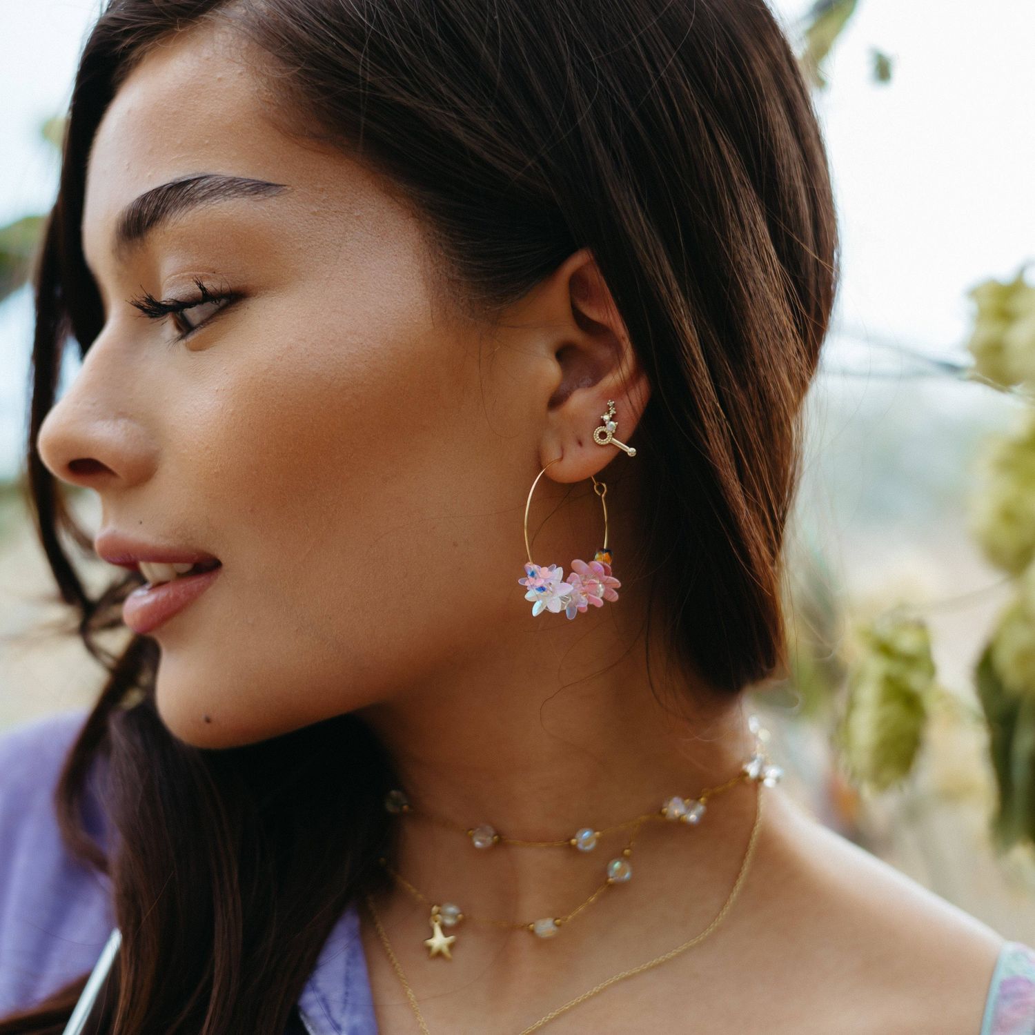 Bittersweet Tiny Little Moments Hoop Earrings