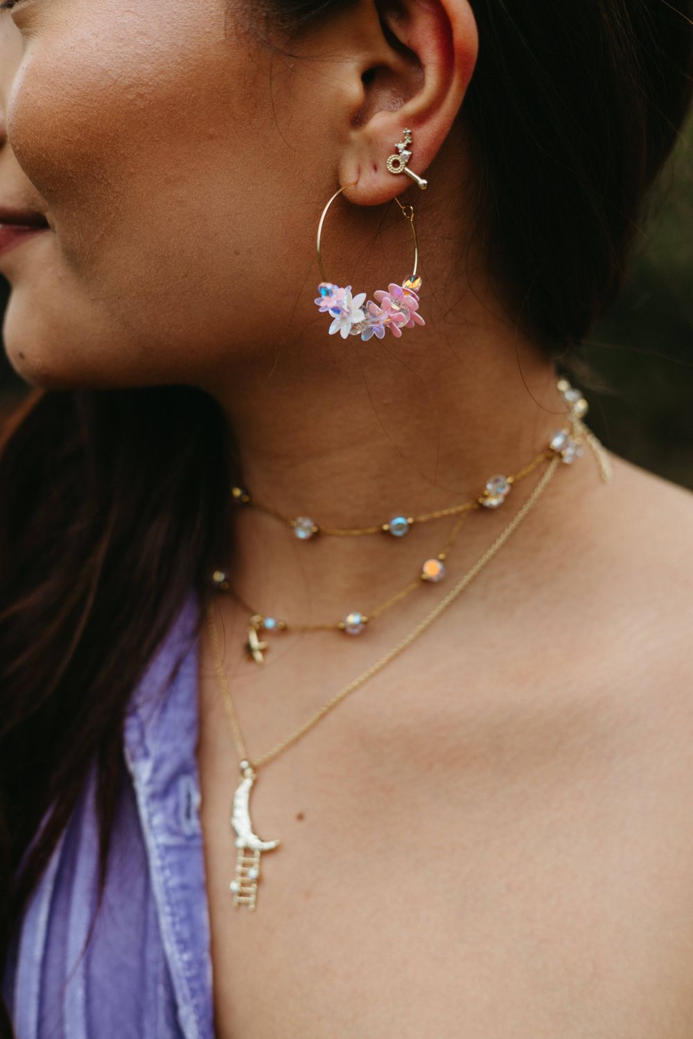 Bittersweet Tiny Little Moments Hoop Earrings