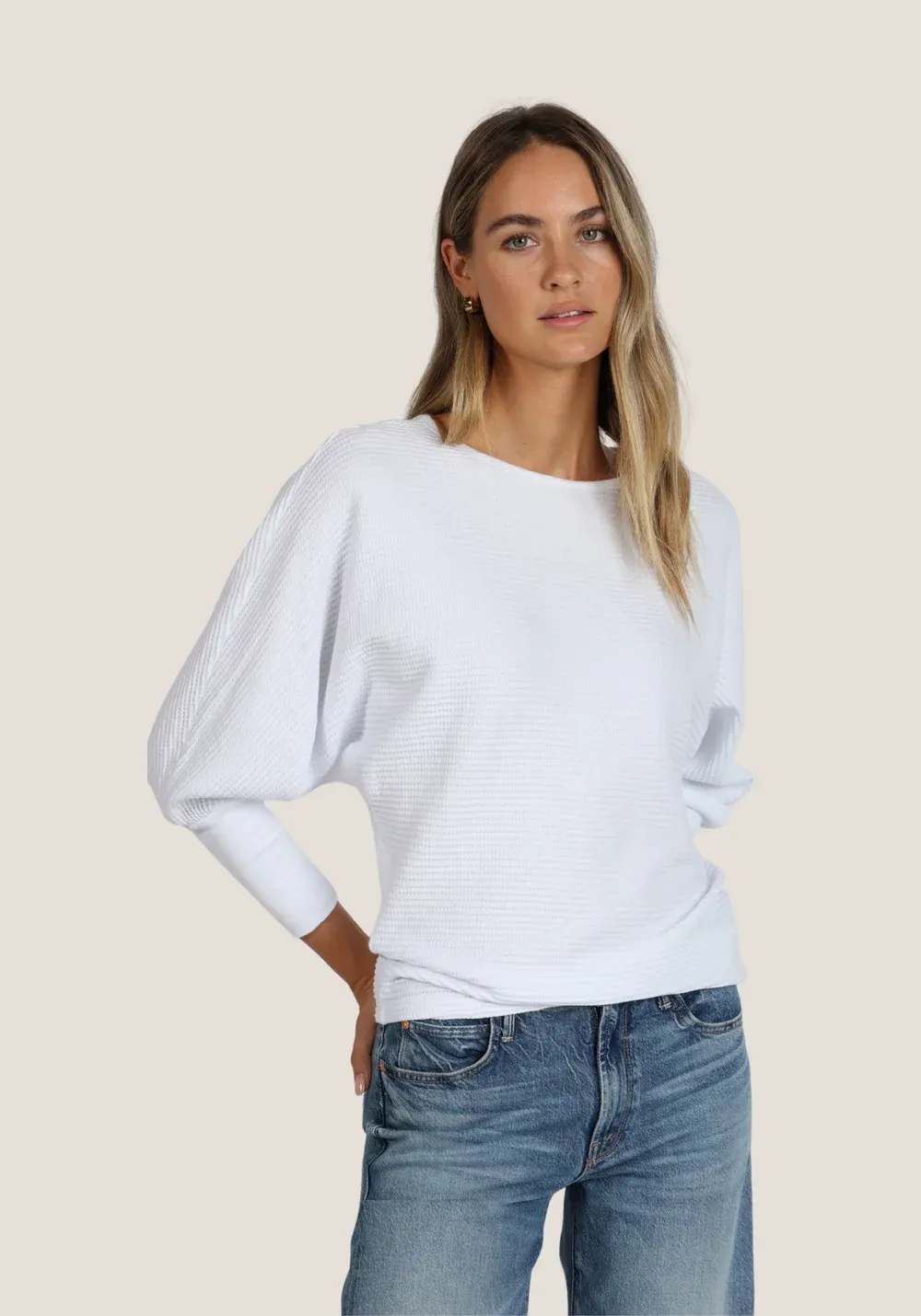 Dylan Andie Waffle Top