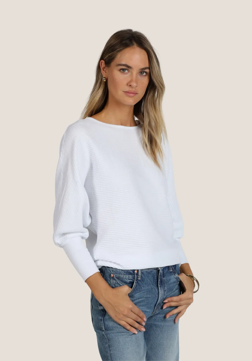 Dylan Andie Waffle Top