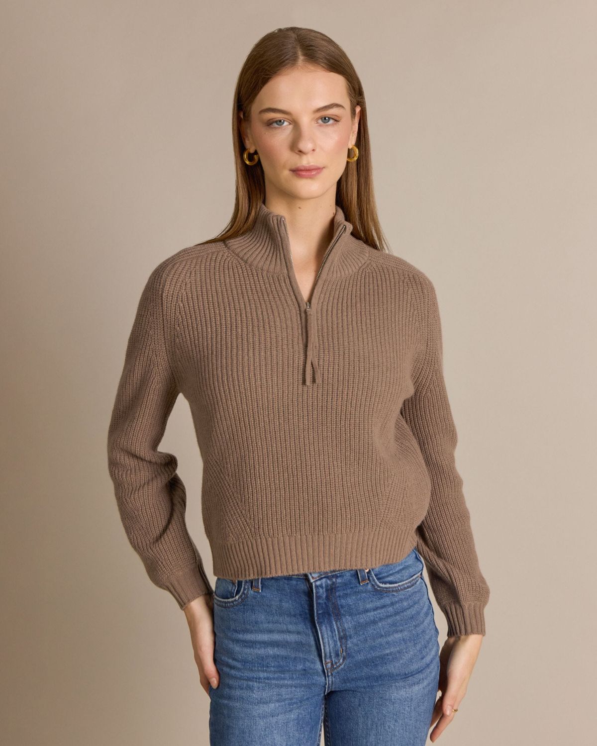Alashan 100% Merino Ida Shaker 1/4 Zip