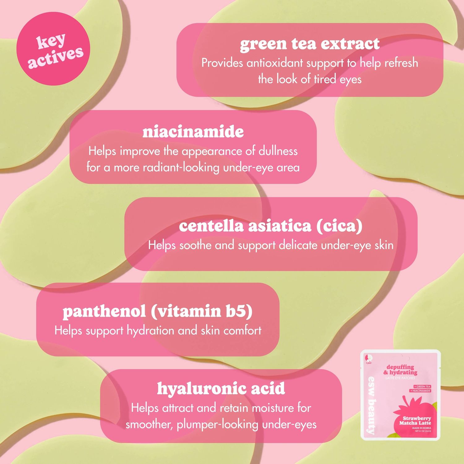 ESW Beauty Hydration Heroes Face Mask Kit (4x Masks)