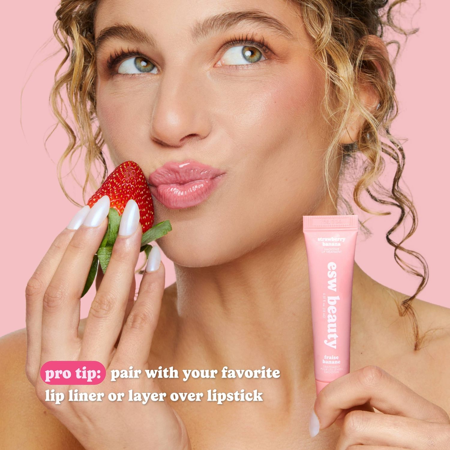 ESW Beauty Pink Sorbet Perfect Pout Lip Kit (2x Lip Treatments)