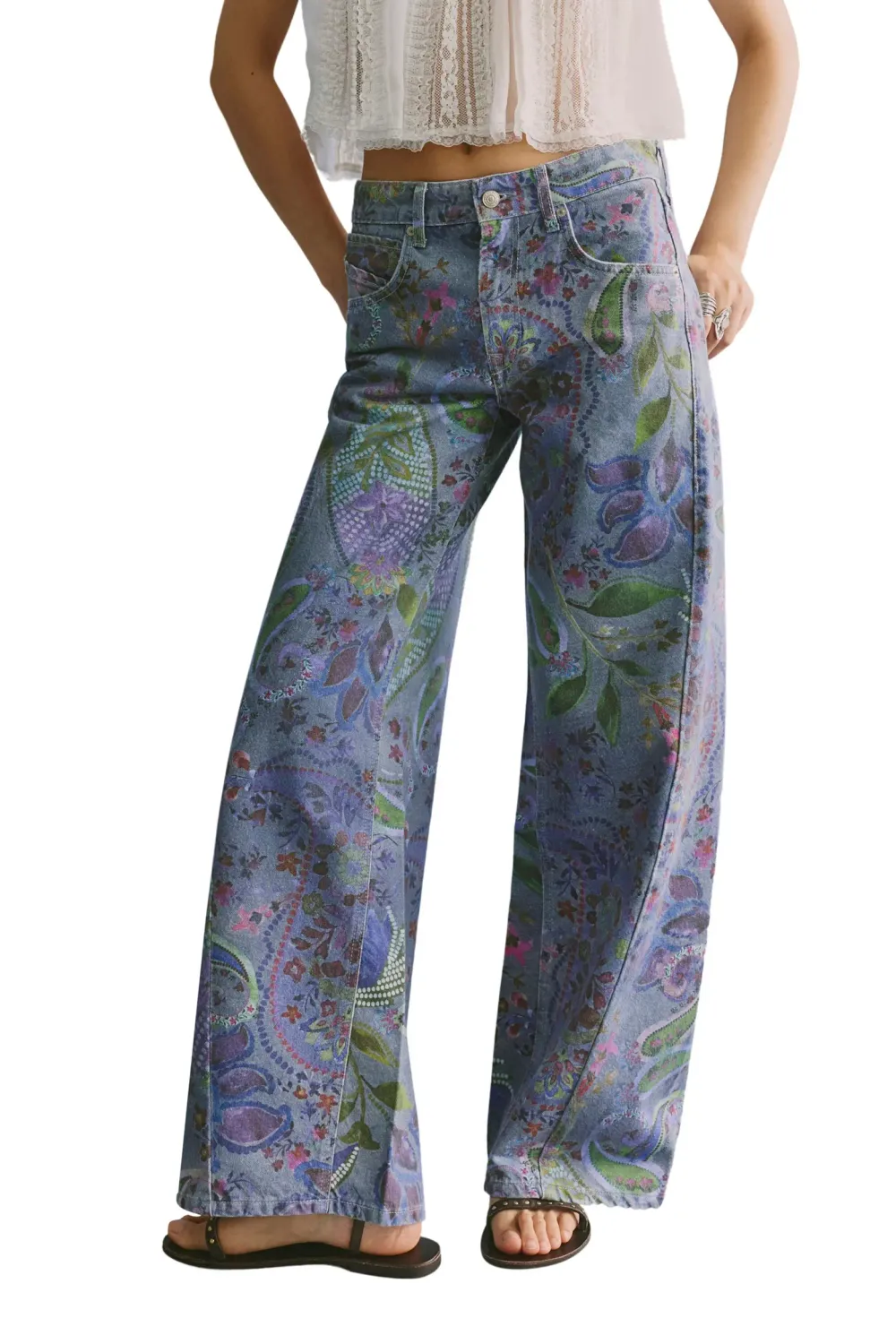 Free People Alter Ego Wide Leg Jean