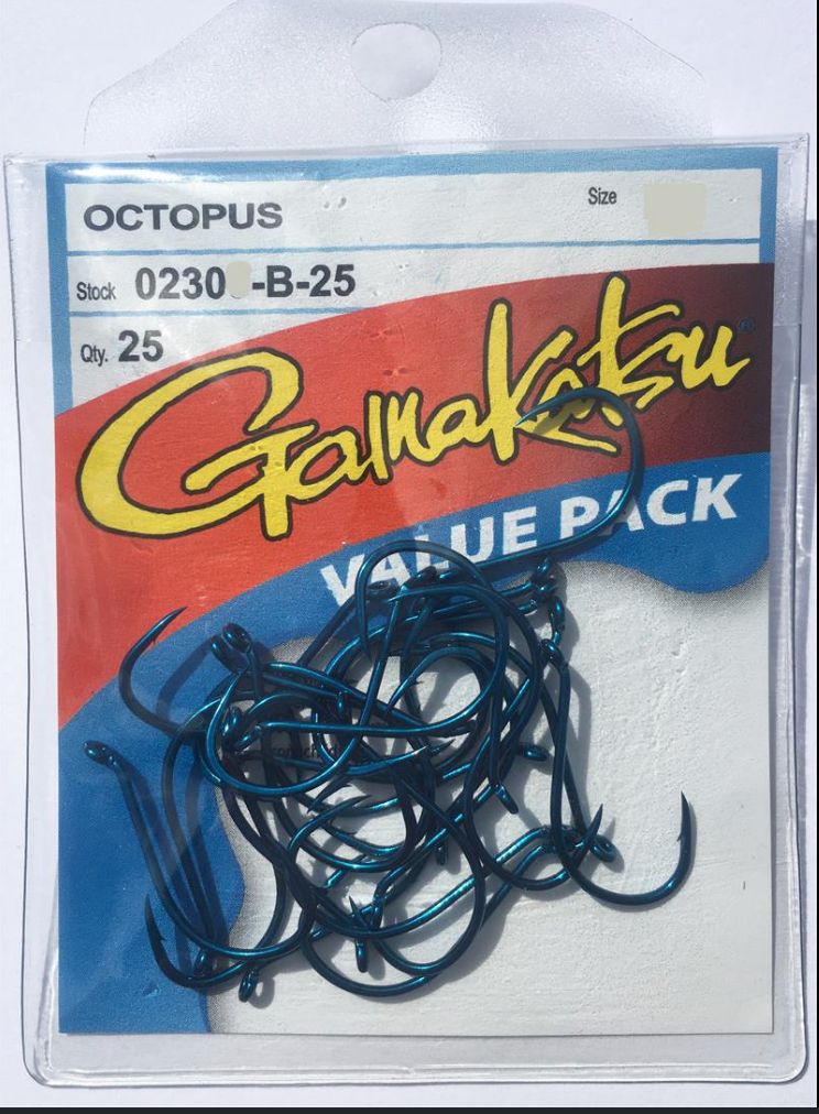 OCTOPUS BLACK HOOK 25 PACK