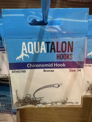 Aqua Talon Chironomid Hook, Bronze