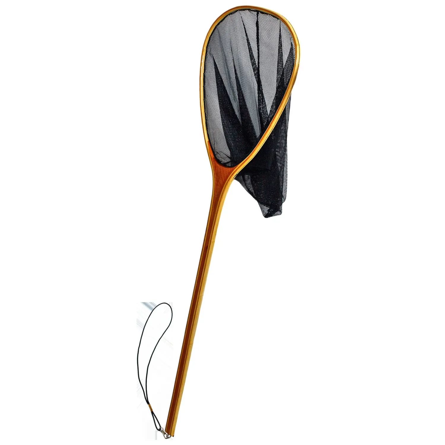 BAMBOO CATCH AND RELEASE NET 32" HANDLE 15X11 HOOP
