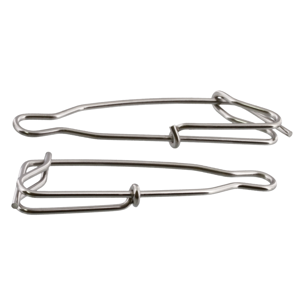 Scotty Nickel/Silver Troll Snap, Small, 2 Pack