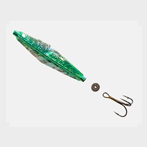BUZZ BOMB 3" XHEAVY GREEN HOLOGRAPHIC