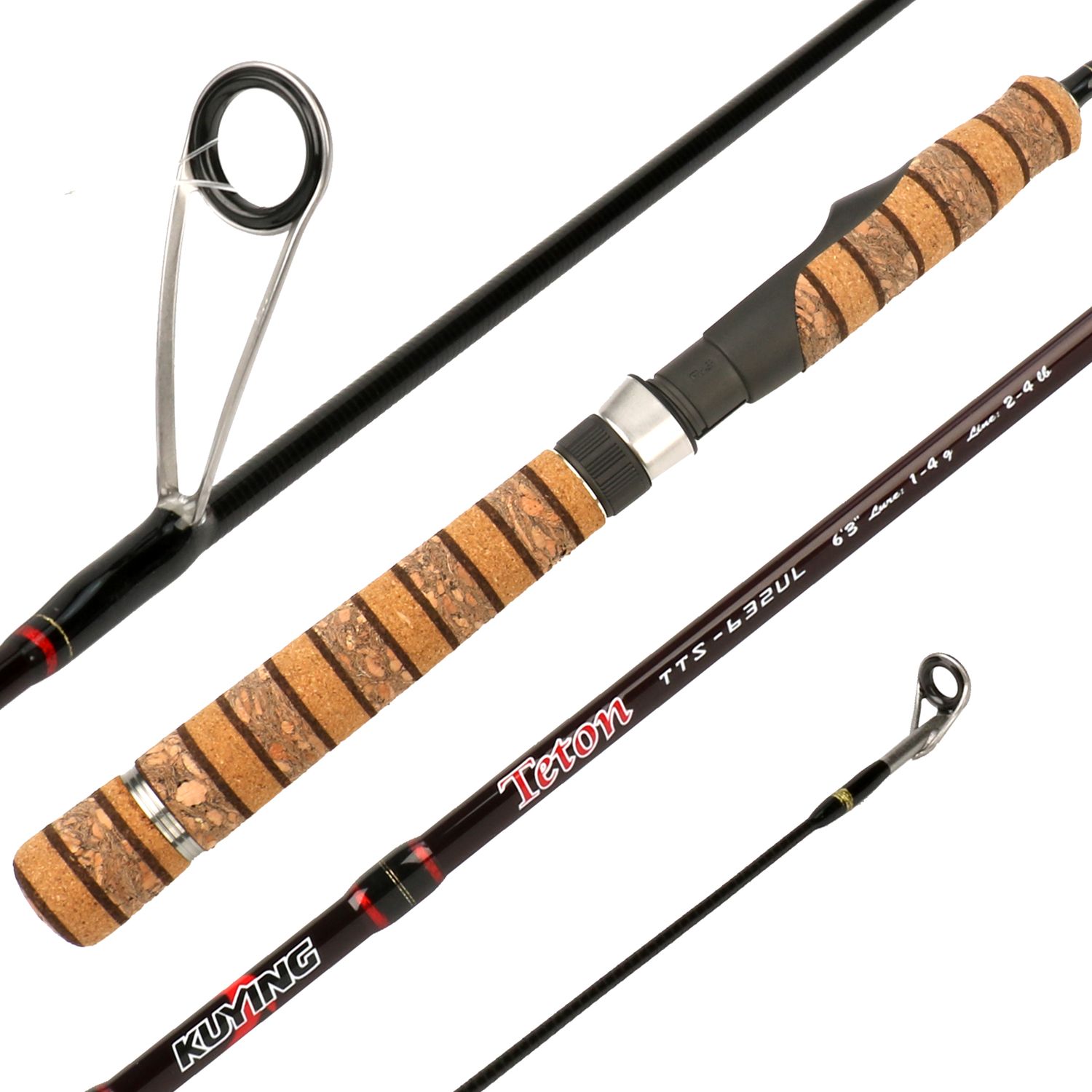 KUYING Teton UL TTS-632UL Spinning Rod