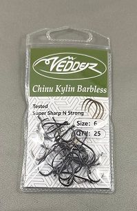 Vedder Chinu Kylin Hook, 25 Pack