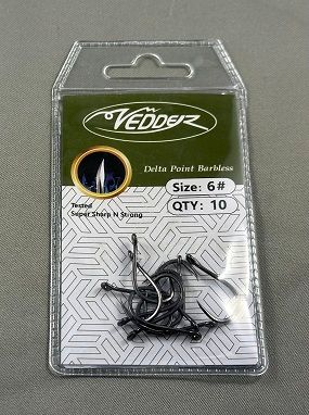 Vedder Delta Point Hook, 10 Pack
