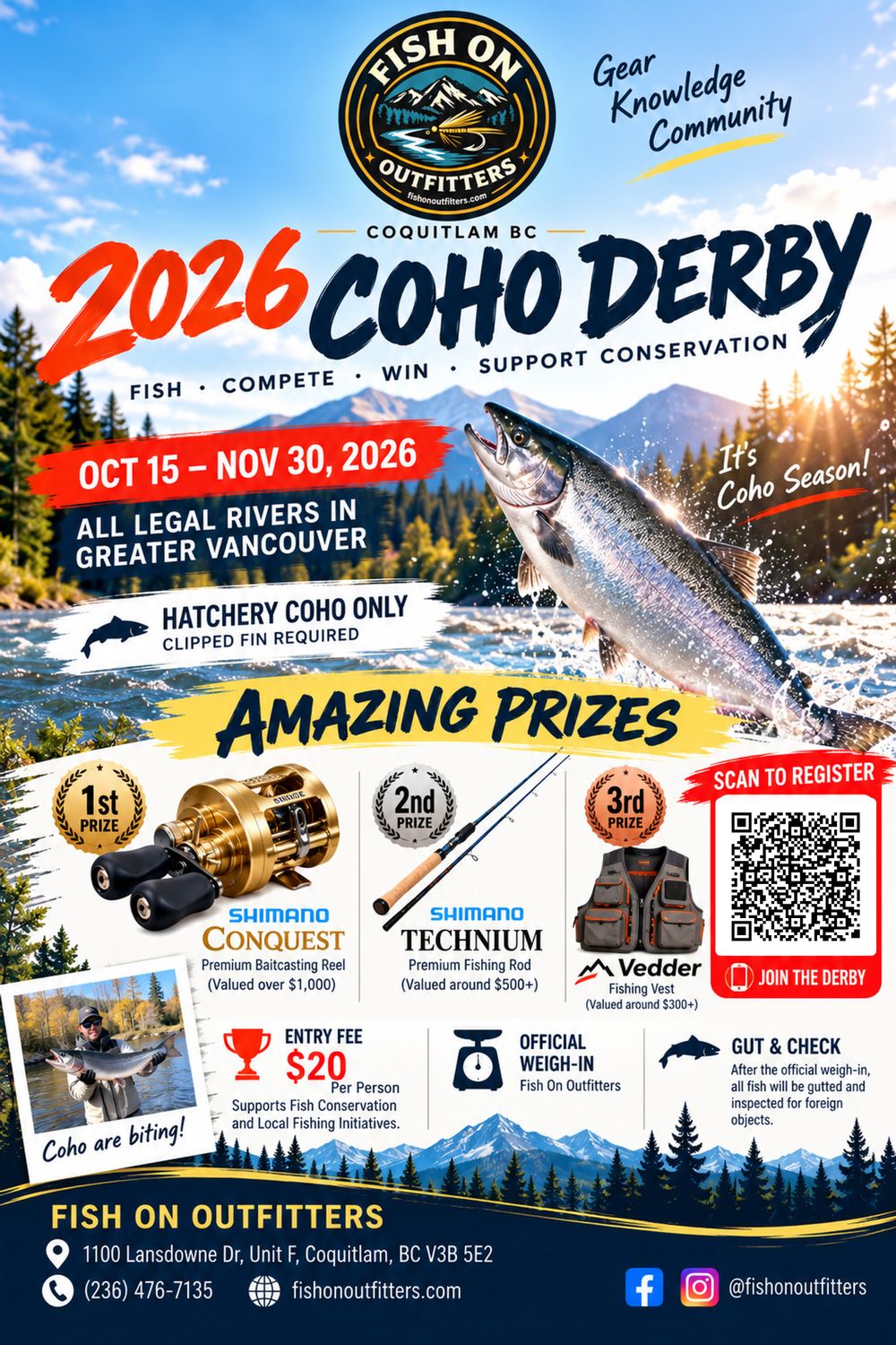 Coho Derby 2026 Entry