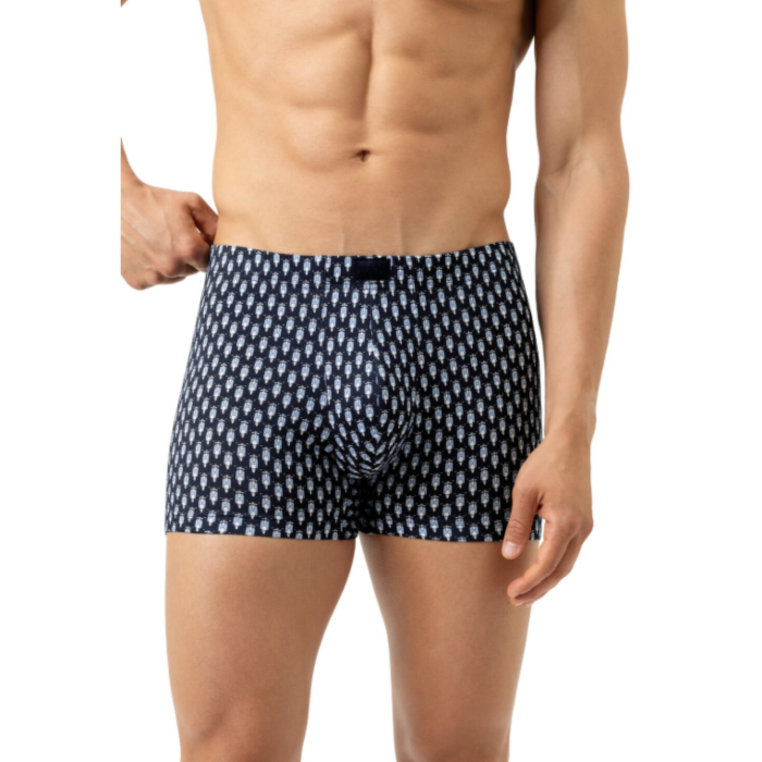 Heren short blauw