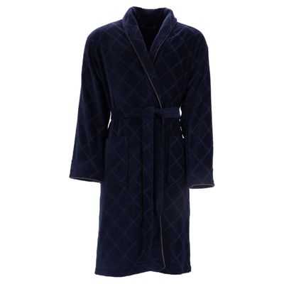 Vossen Ochtendjas barron blauw