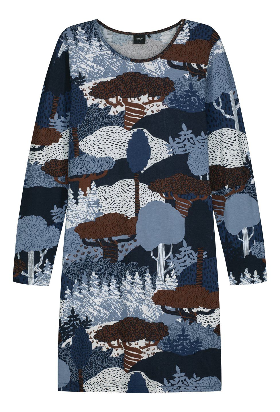 Nanso nachthemd met lange mouwen ruska Nanso nachtkleding
