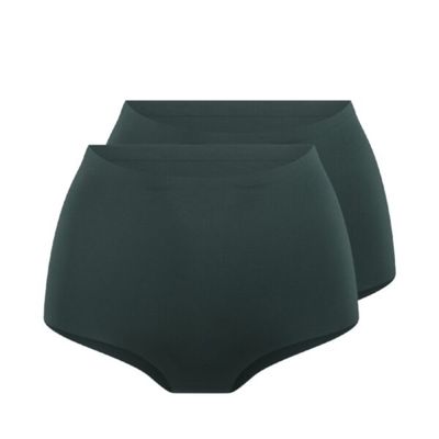 LingaDore 2-pack naadloze taille slip daily donker groen