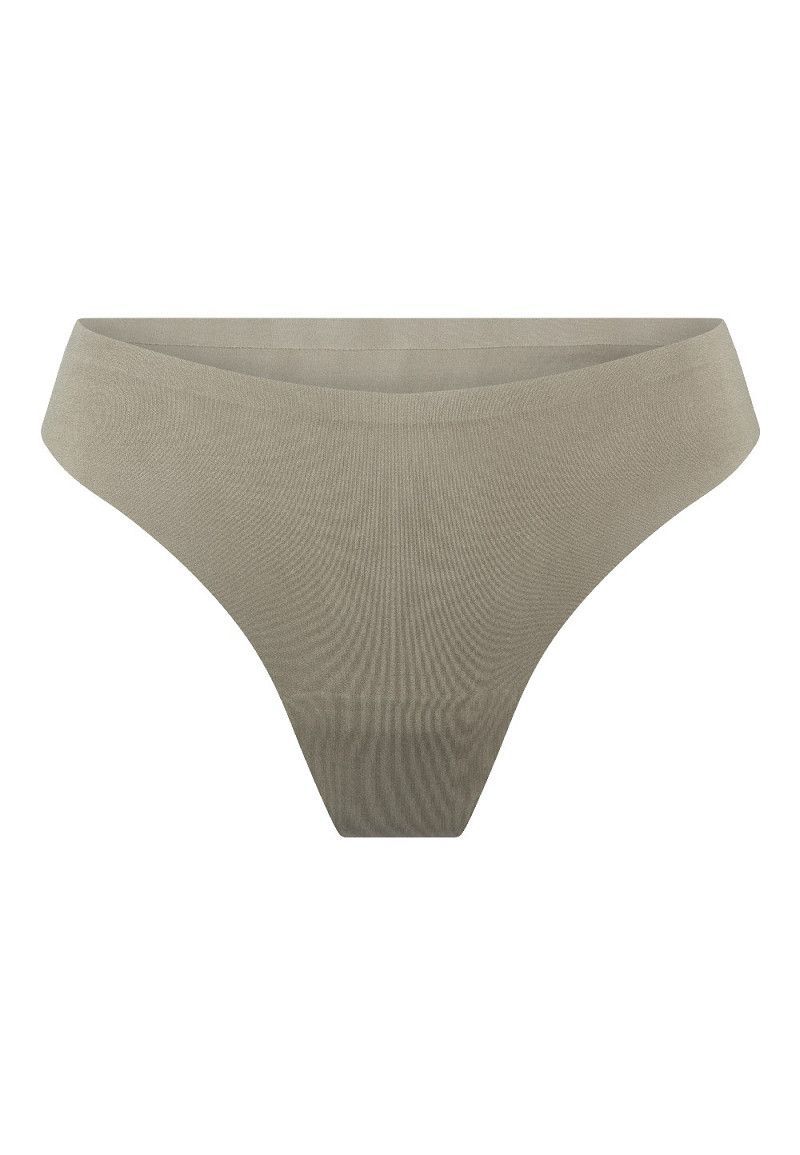 LingaDore 2-pack naadloze strings olijf groen