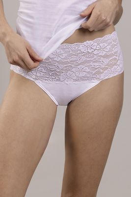 Nina von C. slipje tai fine cotton wit