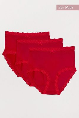 Nina von C 3 slipjes maxi cosy christmas red Nina von C 3 slipjes maxi cosy christmas red
