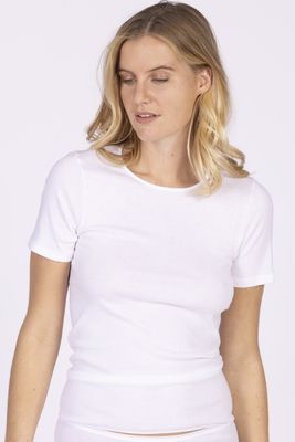 Nina von C t-shirt met korte mouwen wit 