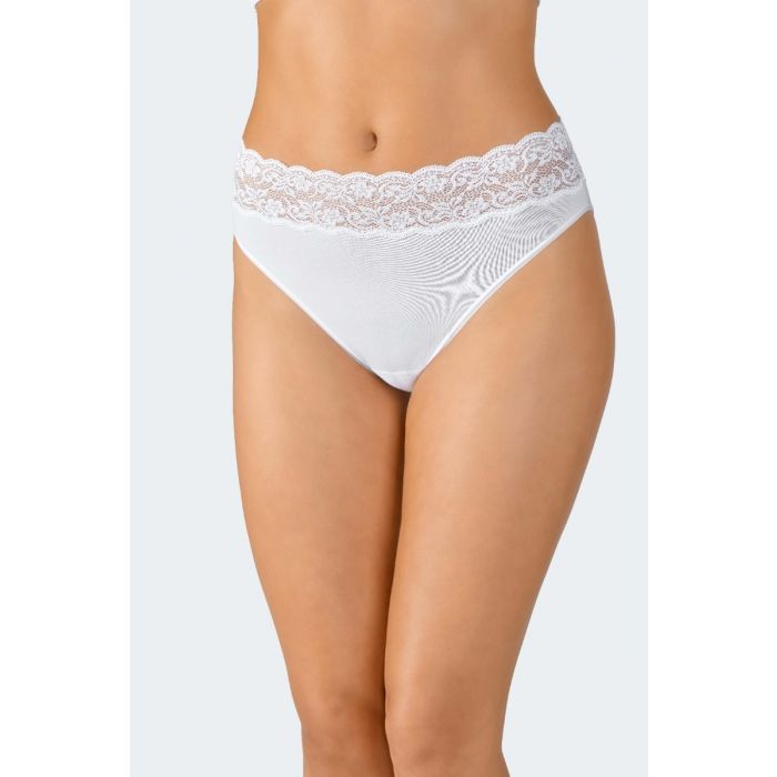 Nina von C slipje jazz-pants wit