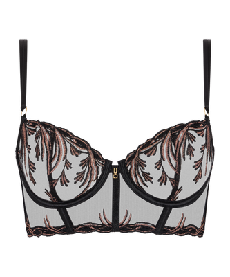 Aubade Balconette bh cosmic sheer zwart
