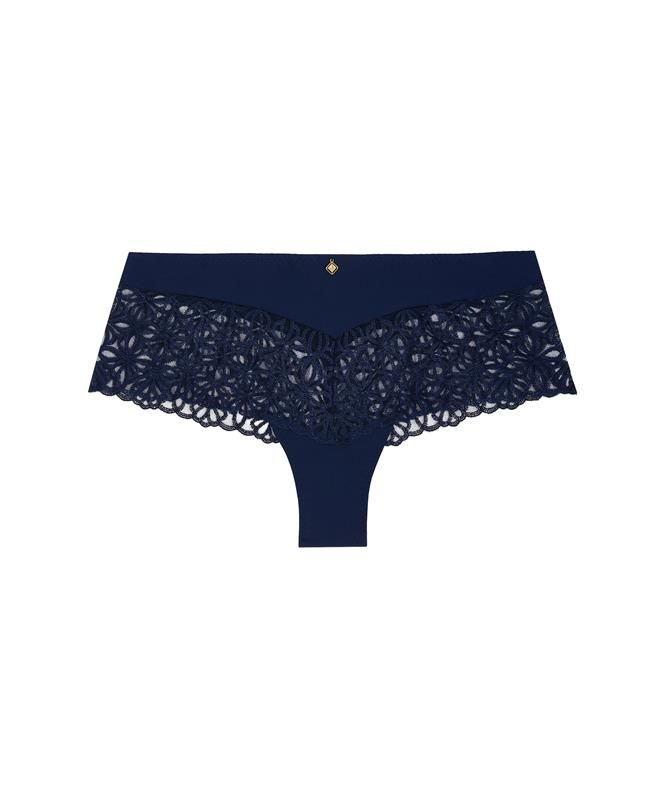 Aubade slipje shorty secret memories deep blue