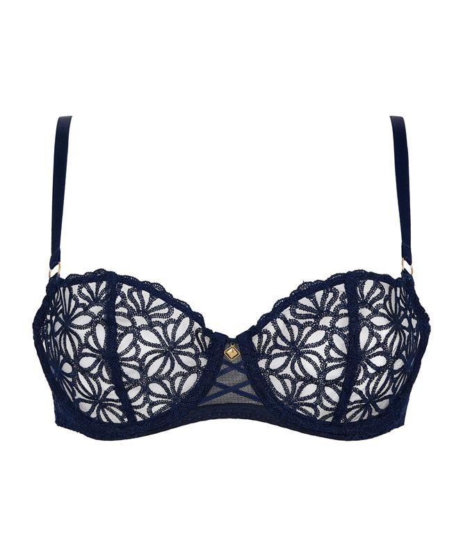 Aubade Bh met beugel secret memories deep blue