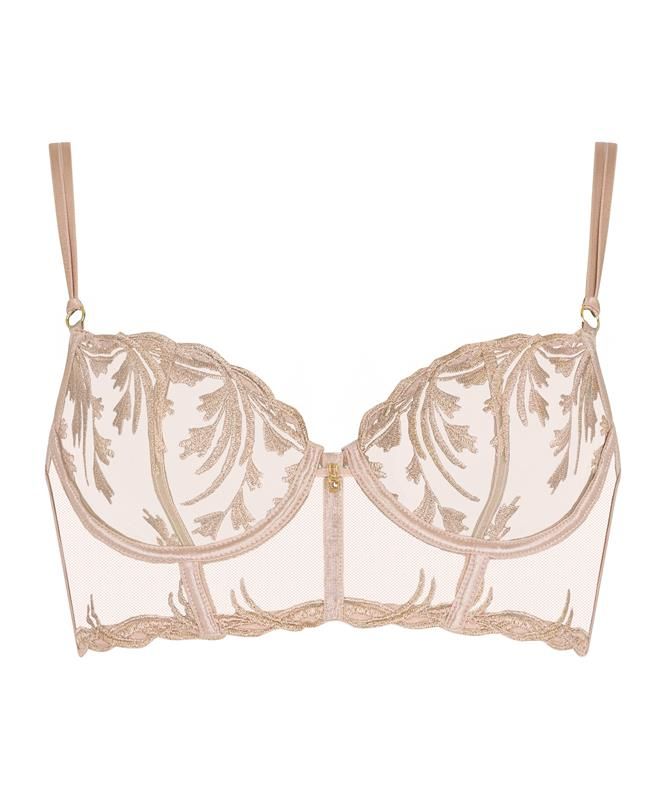 Aubade Balconette bh cosmic sheer sand rose Aubade Balconette bh cosmic sheer sand rose