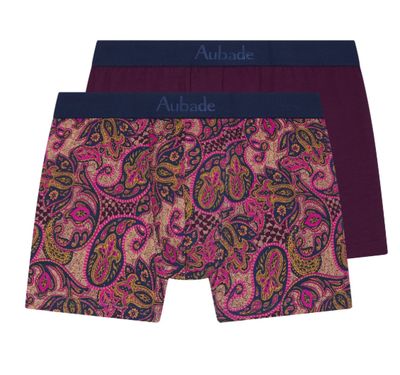 Aubade 2-pack boxershorts Fleur de boteh