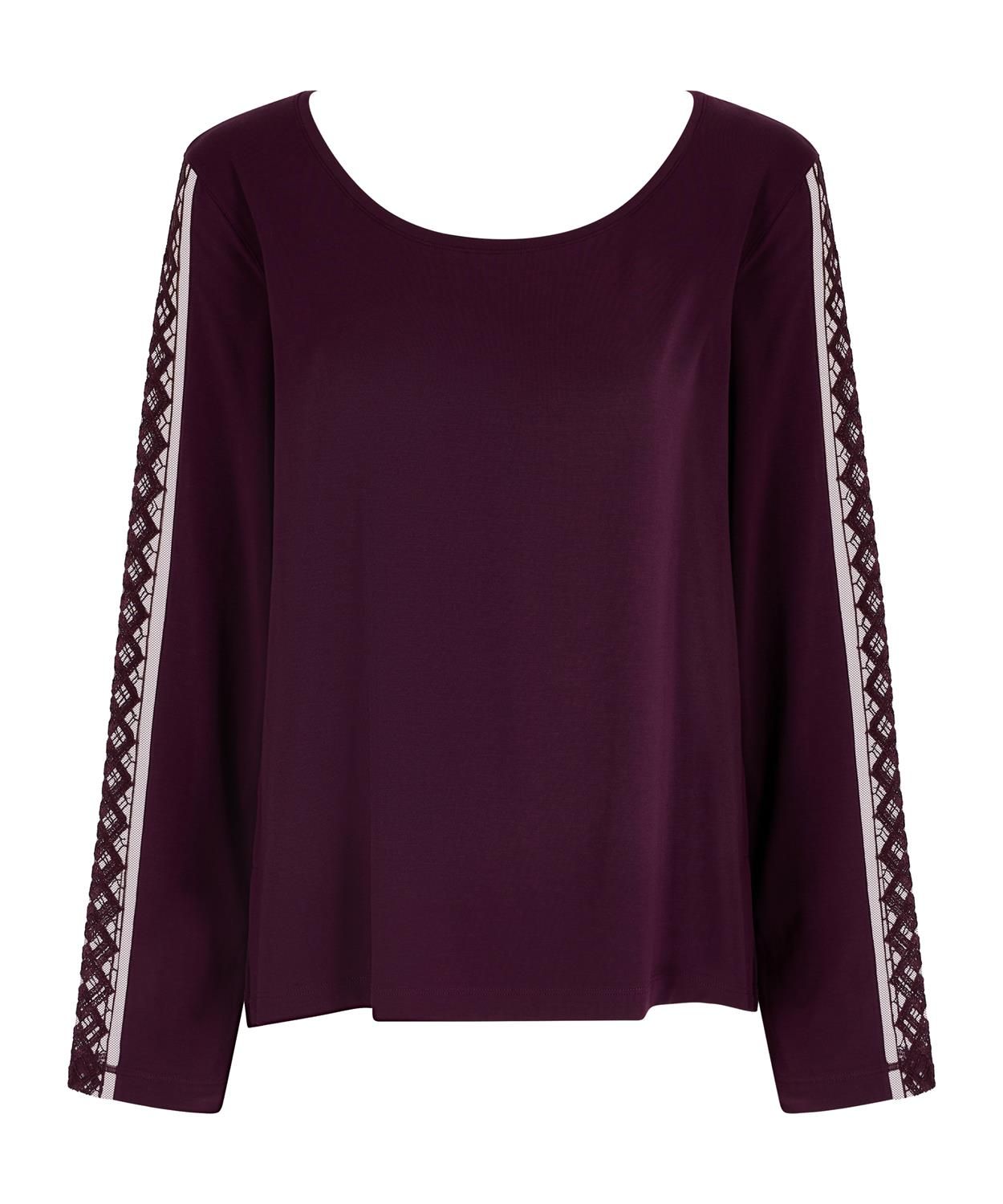 Aubade pyjamashirt sweet obsession deep berry
