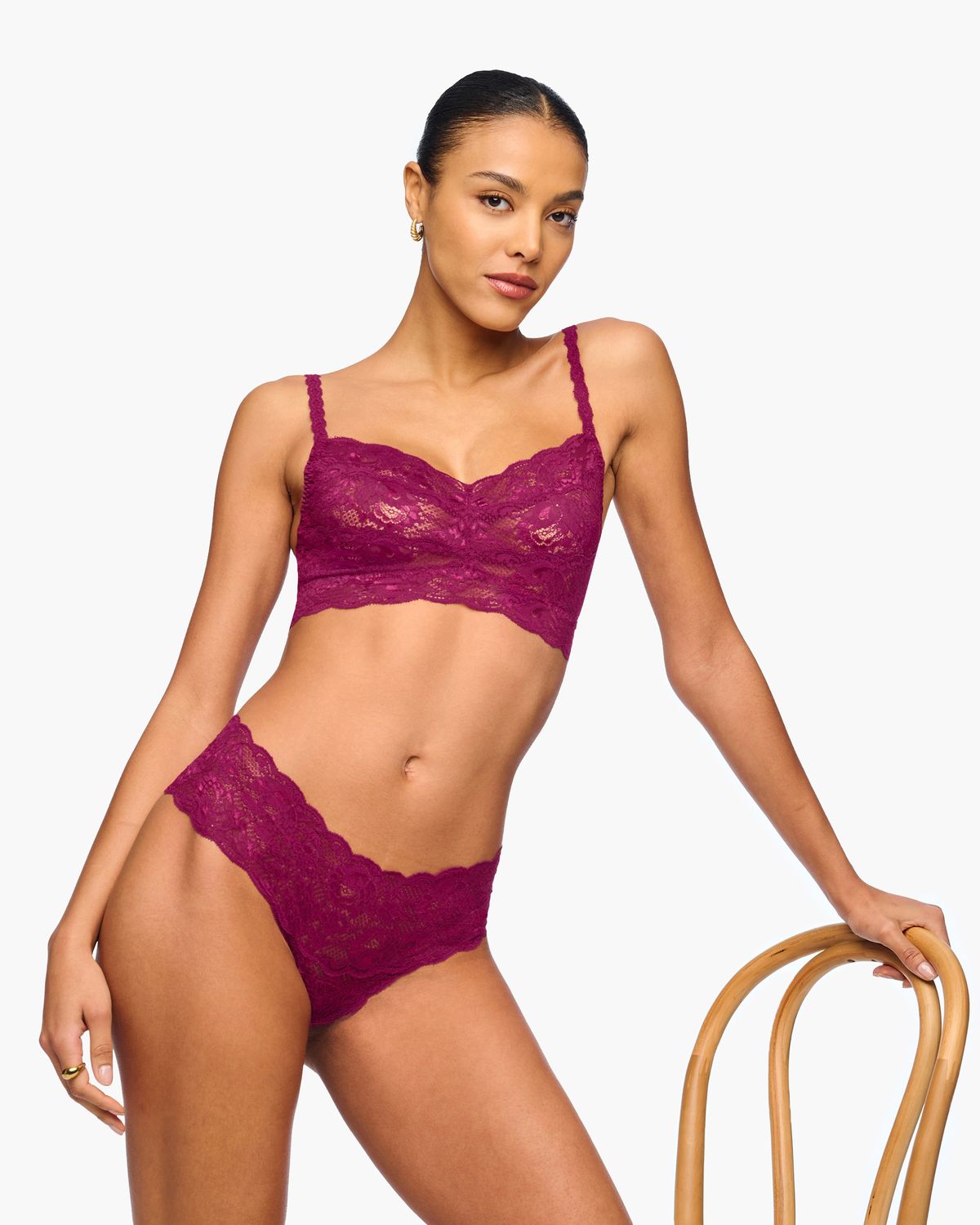 Cosabella String comfie cutie thong bordeaux