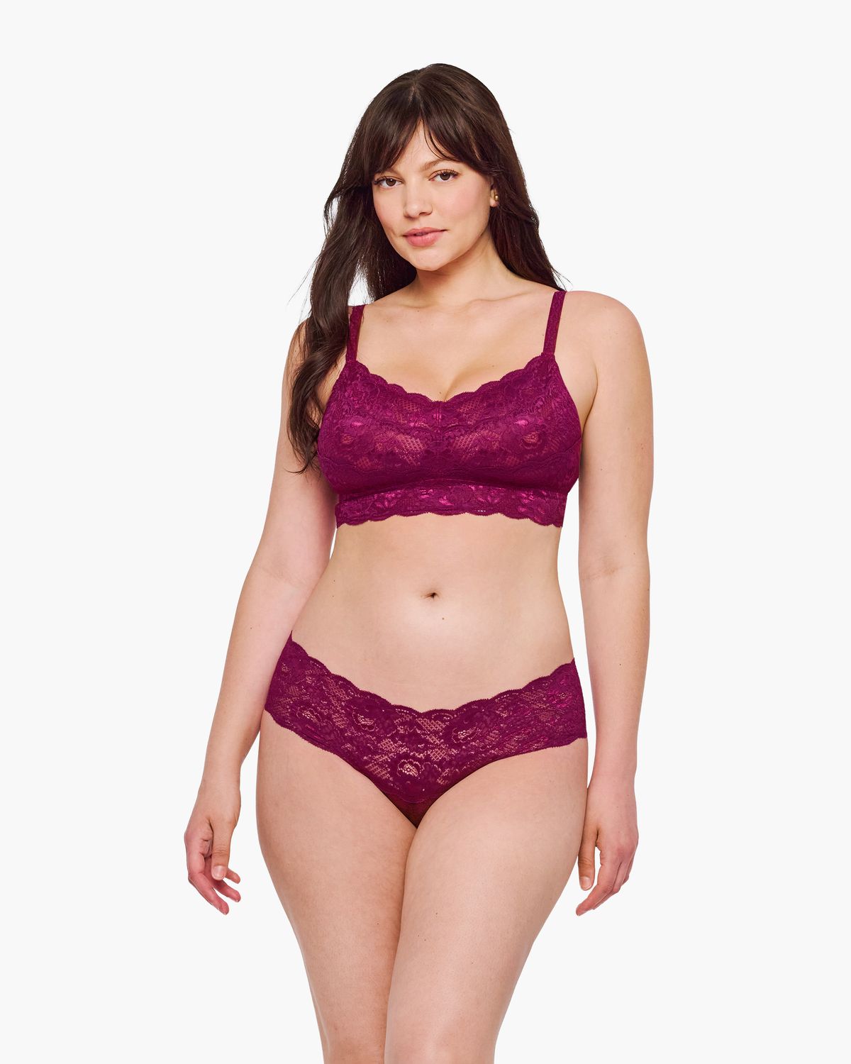 Cosabella slipje hotpants bordeaux 