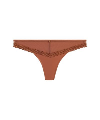 Aubade Slipje tanga sheer emotion honey