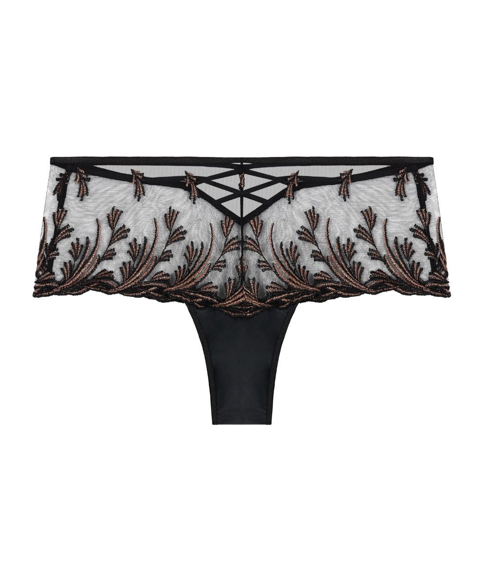 Aubade Slipje short cosmic romance zwart