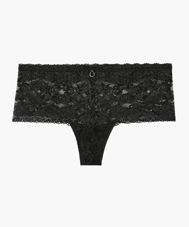 Aubade Slipje shorty rosessence zwart Aubade Slipje shorty rosessence zwart