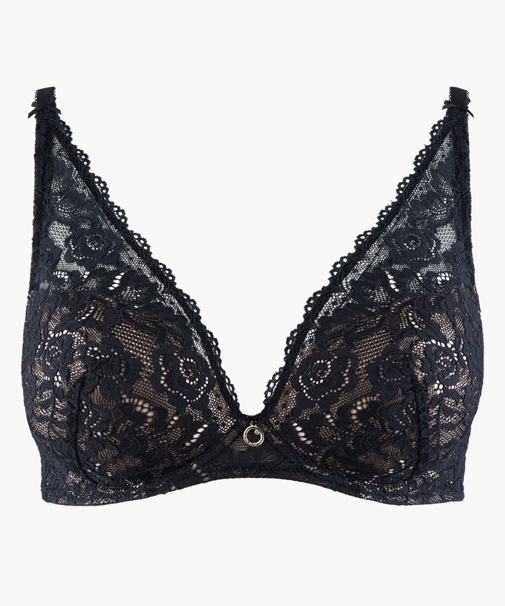 Aubade Push-up bh rosessence zwart