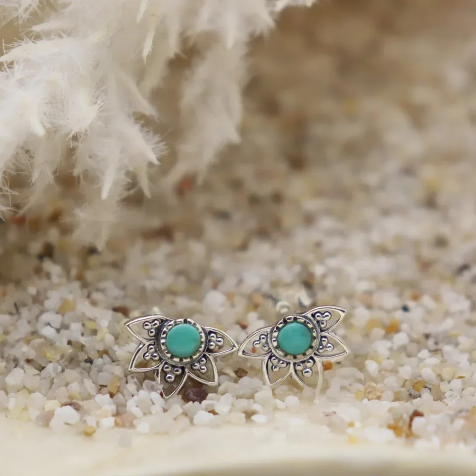 Lotus Petite Stud Earring