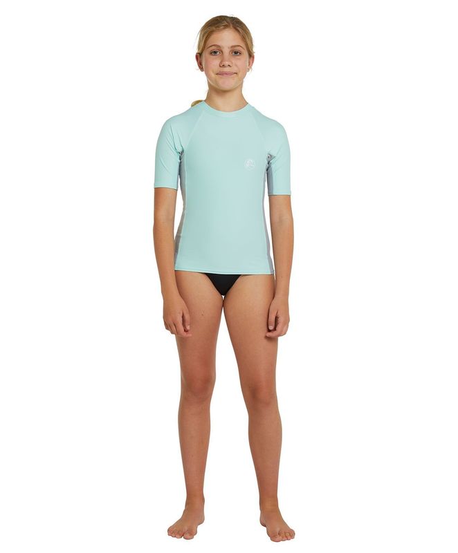 Girl's Classic UV Short Sleeve Rash Vest