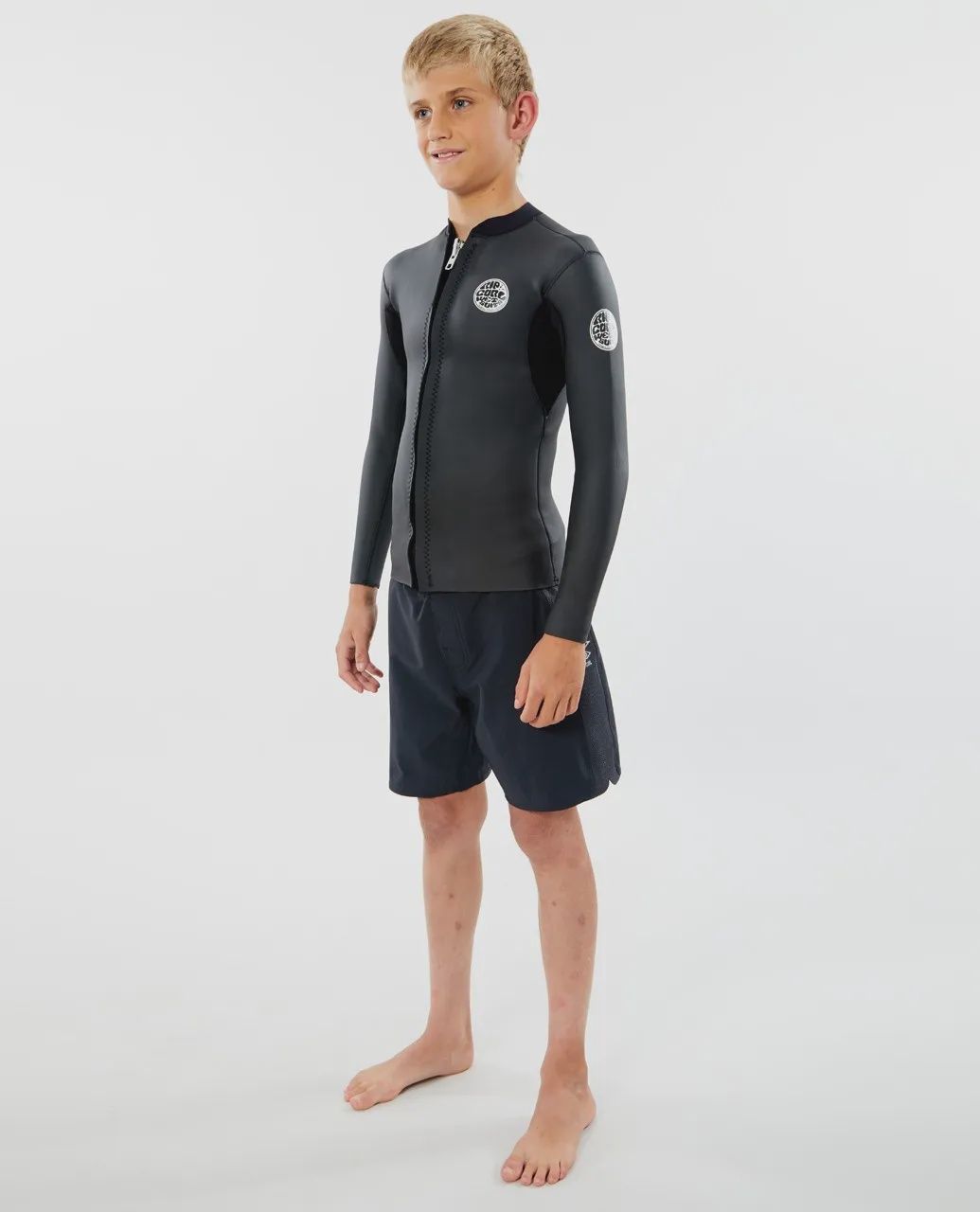 Dawn Patrol Long Sleeve Front Zip Jacket - Boys (8-16 years)