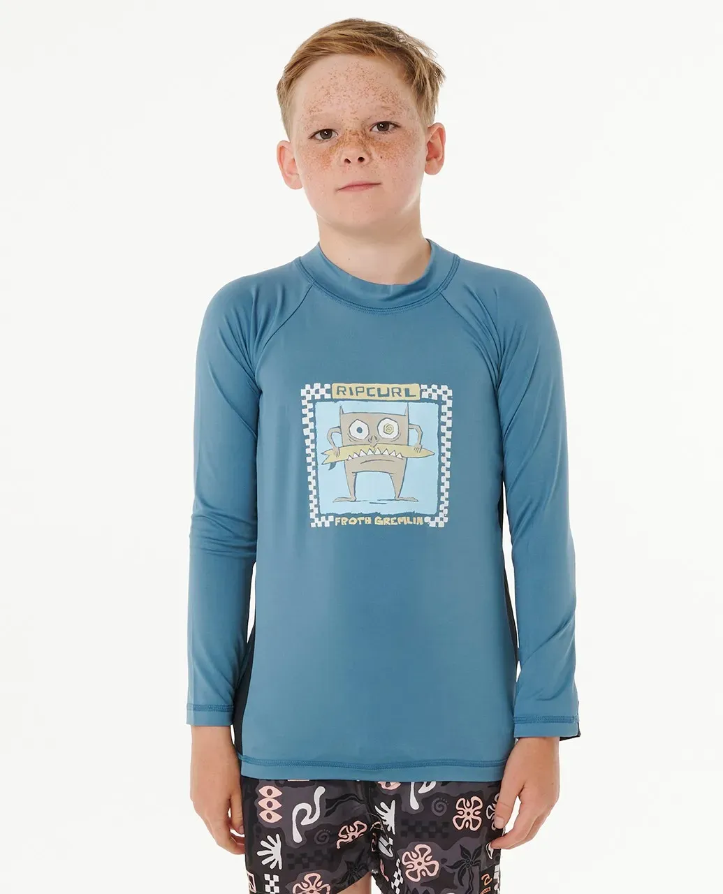 Gremlin Long Sleeve Rash Vest - Boys