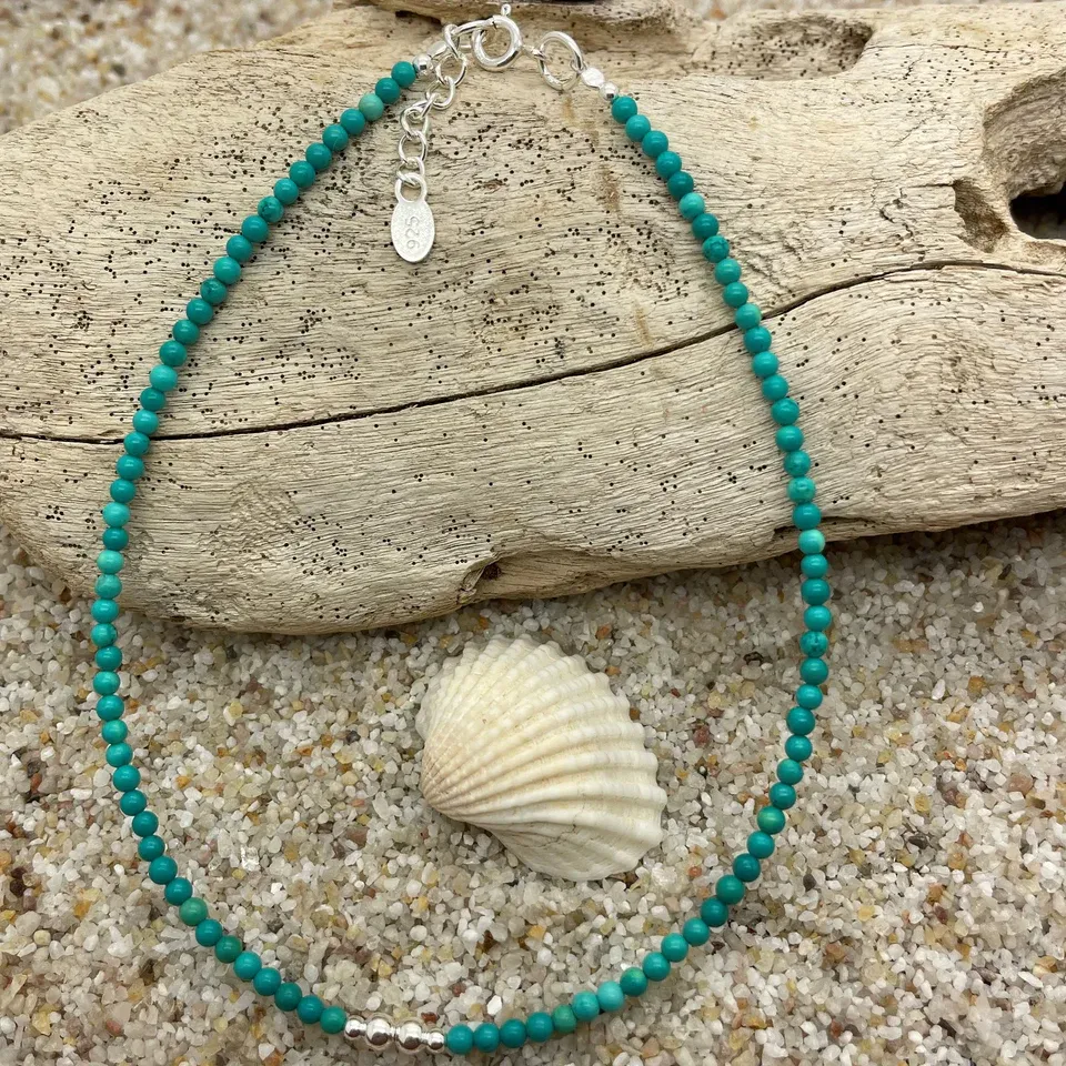 Analise Turquoise Anklet