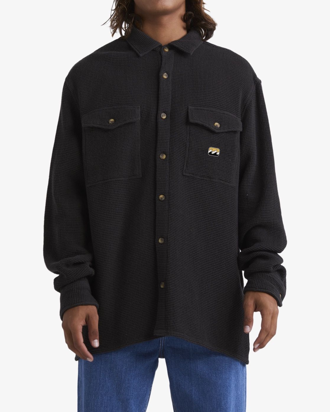 Waffle On Long Sleeve Shirt