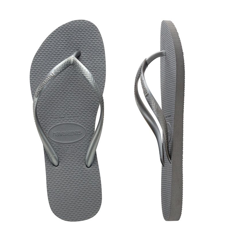 Kids Slim Metallic Steel Grey