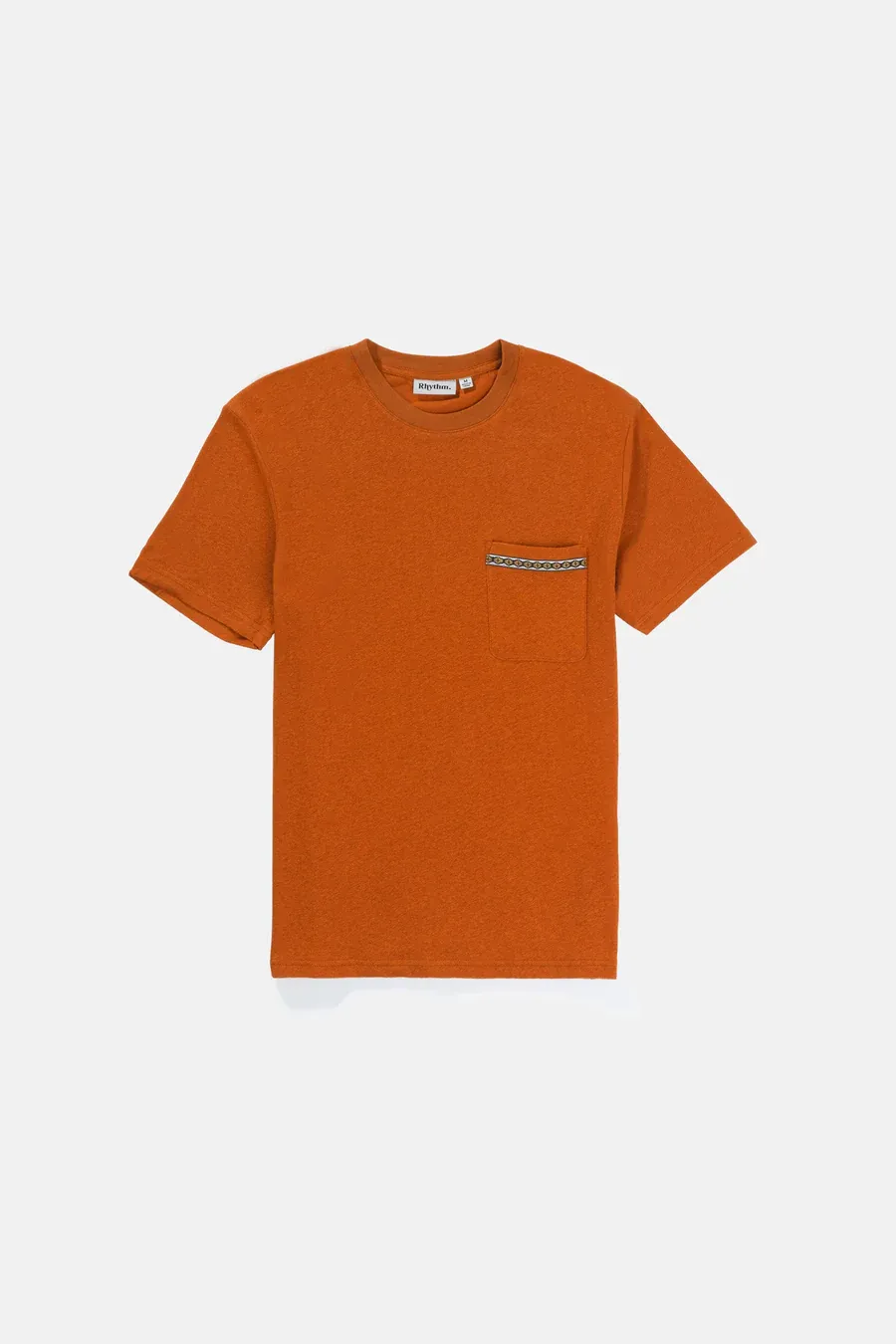 Linen Ss T Shirt Burnt